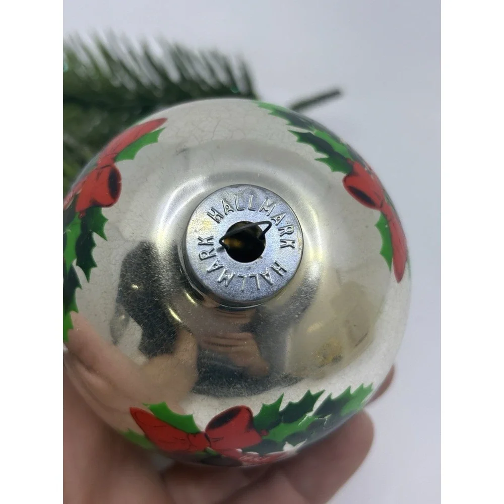 Hallmark Keepsake Glass Ball Ornament 1983 Mickey Mouse- Box